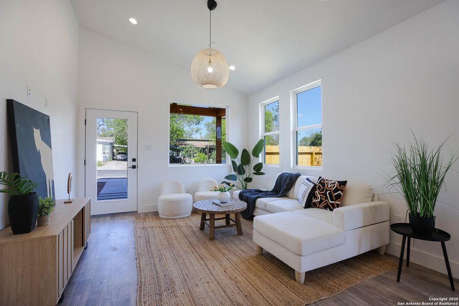Furnished interior view inside a new home in , San Antonio (Image 37). Furnished interior view inside a new home in , San Antonio (Image 37).