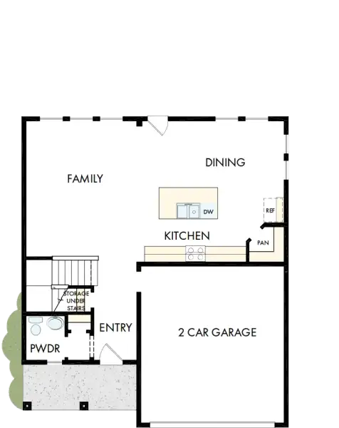 2D floor plan layout of this home in Discover Series - Select, Summerville, SC (Image 2). 2D floor plan layout of this home in Discover Series - Select, Summerville, SC (Image 2).