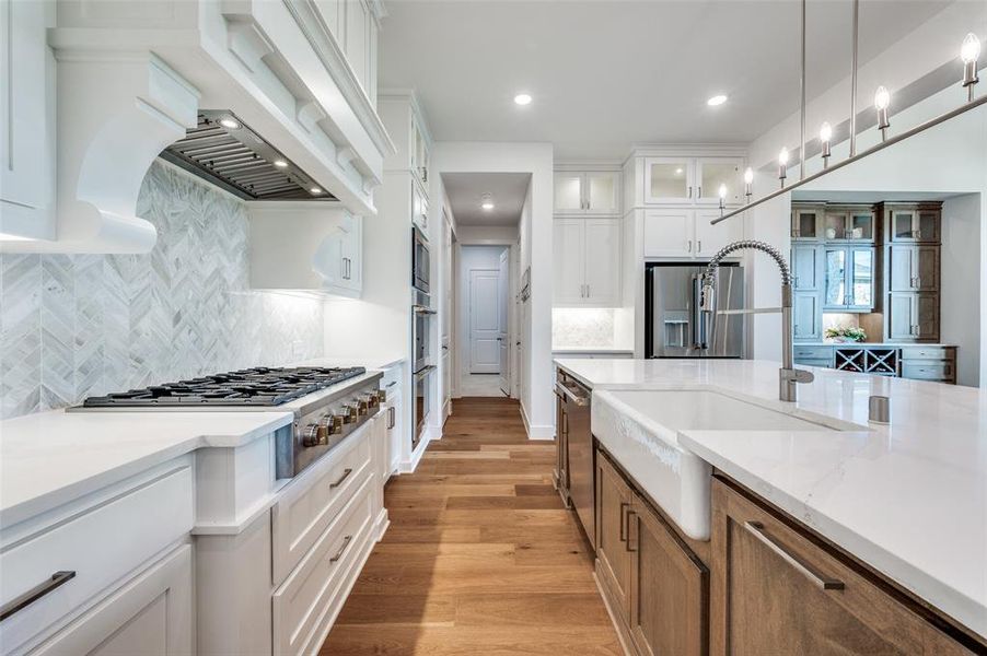 Furnished interior view inside a new home in Sandbrock Ranch, Aubrey (Image 6).