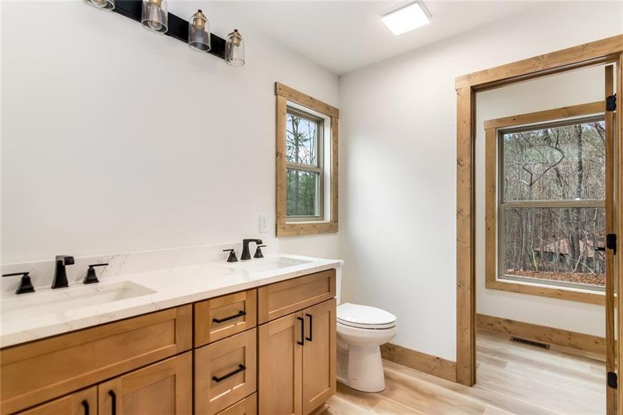 Furnished interior view inside a new home in , Ellijay (Image 12).