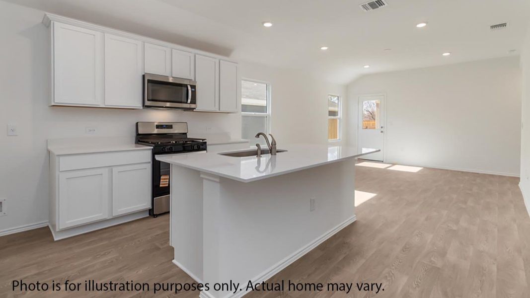 Furnished interior view inside a new home in Talavera, Kyle (Image 6).