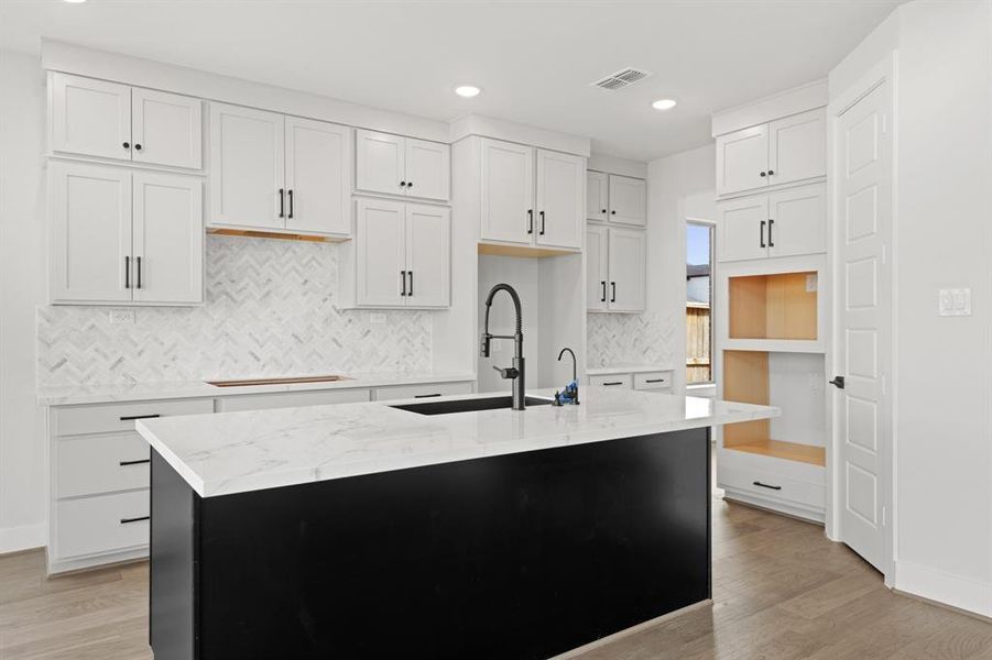 REPRESENTATIONAL PHOTO* Open Concept Kitchen With Two Toned Cabinets