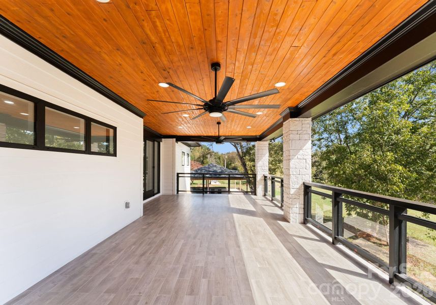 Exterior details and patio area of a home in , Statesville (Image 27).