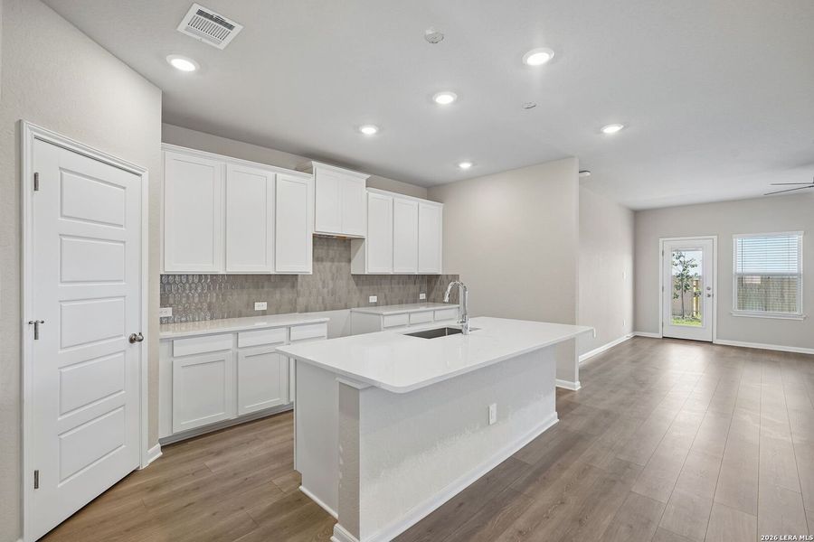 Furnished interior view inside a new home in Remington Ranch, San Antonio (Image 13).