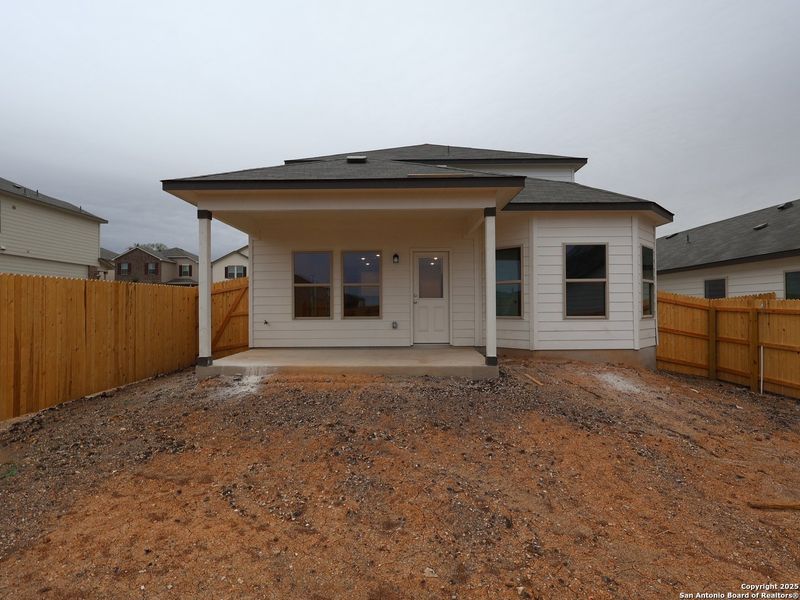 Exterior details and patio area of a home in Paloma Park, Converse (Image 4). Exterior details and patio area of a home in Paloma Park, Converse (Image 4).