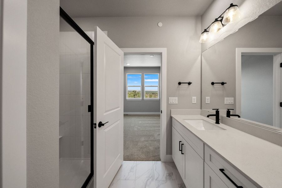 Furnished interior view inside a new home in Berkeley Villas, Denver (Image 12).