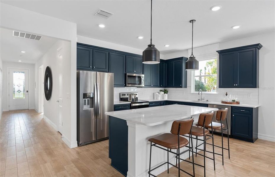 Furnished interior view inside a new home in Bridgewalk, St. Cloud (Image 17).
