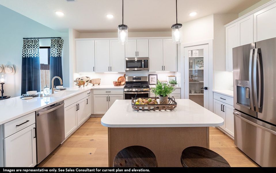Furnished interior view inside a new home in Wildrye, Waller (Image 4).