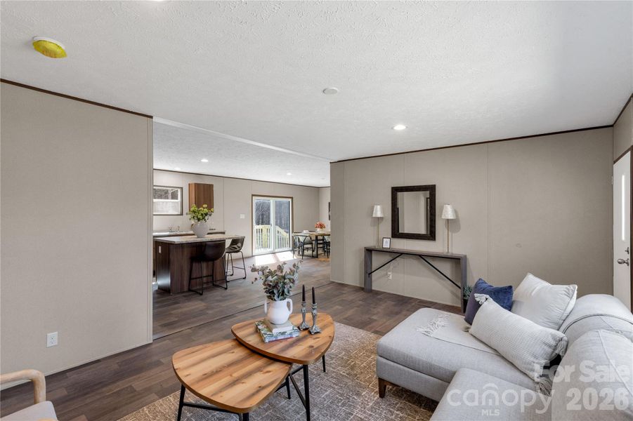 Furnished interior view inside a new home in , Blacksburg (Image 10).