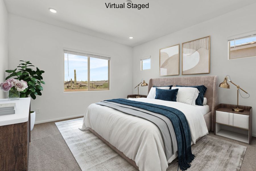 Furnished interior view inside a new home in Saguaro Reserve II, Marana (Image 9).