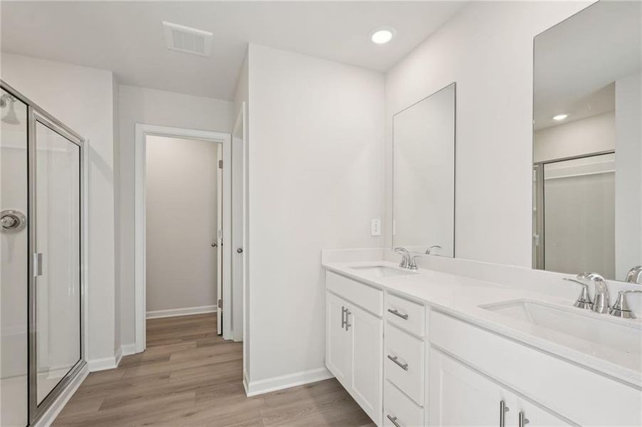 Furnished interior view inside a new home in Hawthorne Station, College Park (Image 10).