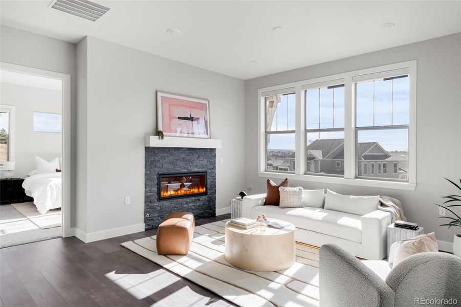 Furnished interior view inside a new home in Silver Leaf, Littleton (Image 6).