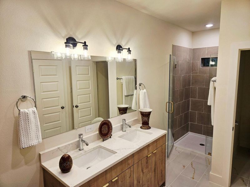 Furnished interior view inside a new home in , Houston (Image 15).