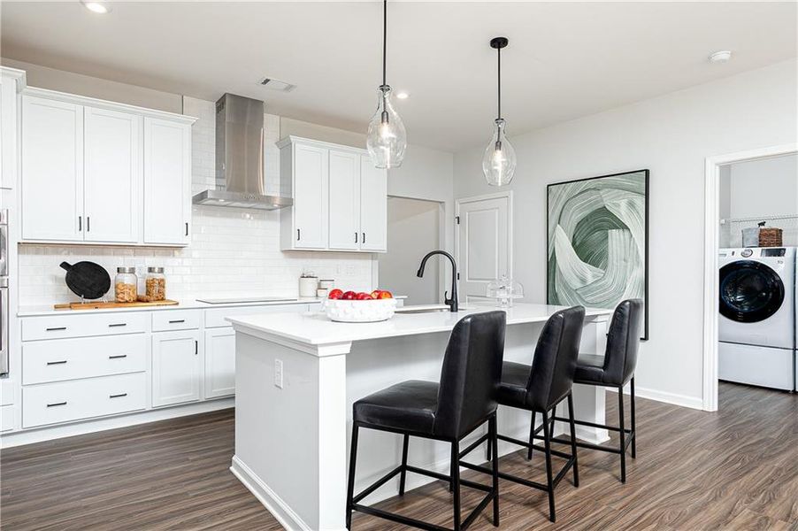 Furnished interior view inside a new home in Madison at Buice Lake, Acworth (Image 14). Furnished interior view inside a new home in Madison at Buice Lake, Acworth (Image 14).