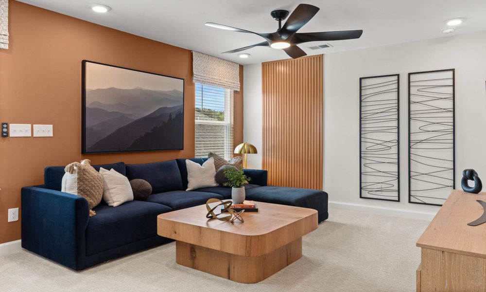 Representative furnished interior of a home built from the The Hibiscus by Chesapeake Homes in Heritage Park at Longs, Longs (Image 33).