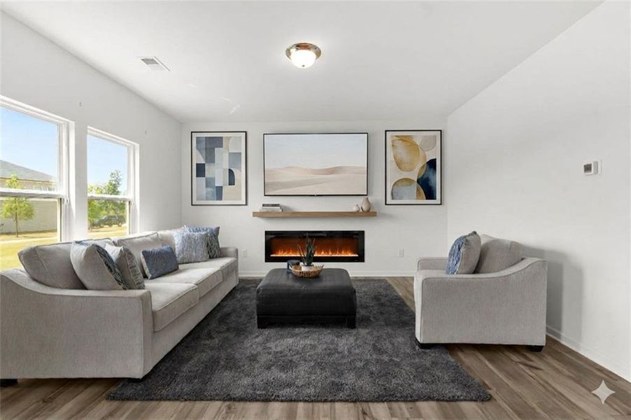 Furnished interior view inside a new home in Alder Park, Conyers (Image 12).