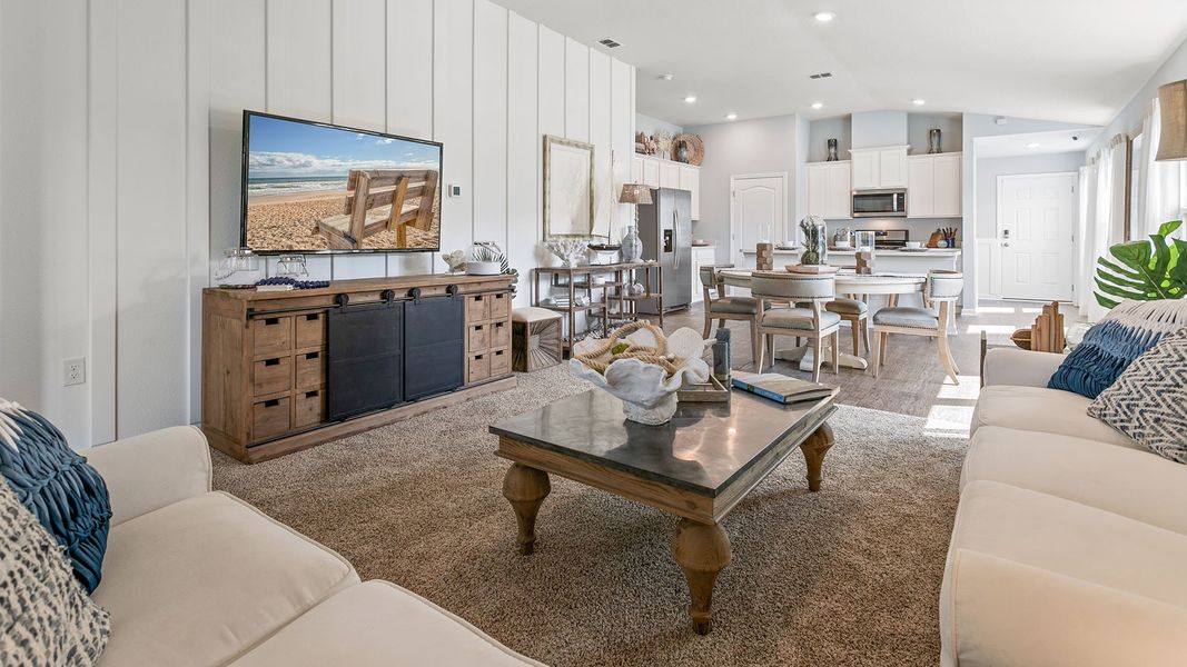 Furnished interior view inside a new home in Grand Reserve, Bunnell (Image 16).