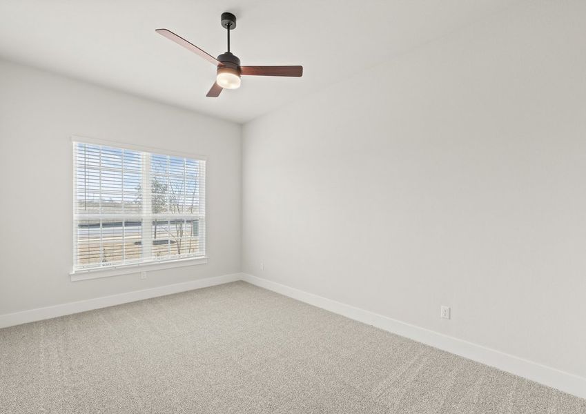 The secondary bedrooms are the perfect space for children's bedrooms or guest rooms.