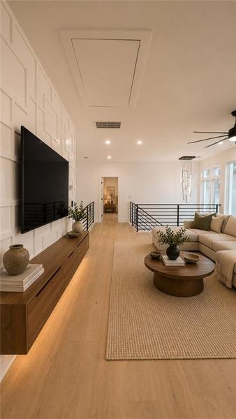 Furnished interior view inside a new home in , Atlanta (Image 9).