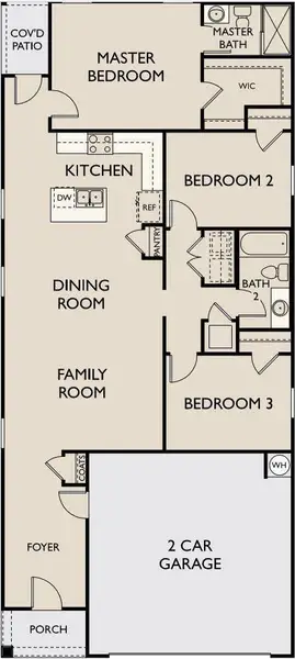 2D floor plan layout of this home in Wayside Village, Houston, TX (Image 2). 2D floor plan layout of this home in Wayside Village, Houston, TX (Image 2).