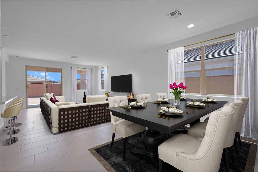 Furnished interior view inside a new home in Artisan at Asante Discovery Collection, Surprise (Image 4). Furnished interior view inside a new home in Artisan at Asante Discovery Collection, Surprise (Image 4).
