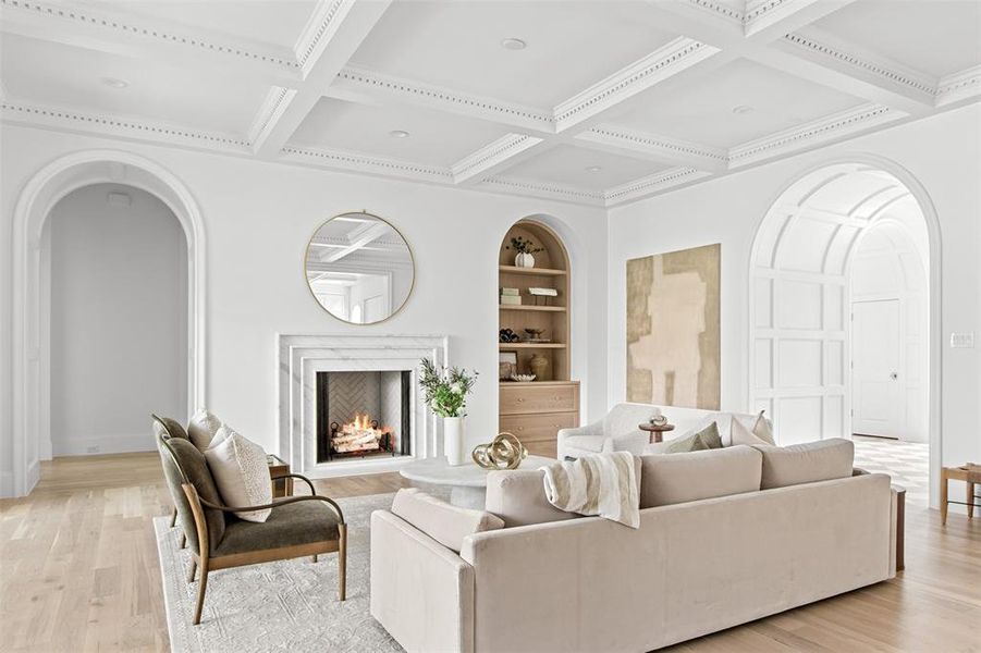 Furnished interior view inside a new home in , Dallas (Image 13). Furnished interior view inside a new home in , Dallas (Image 13).