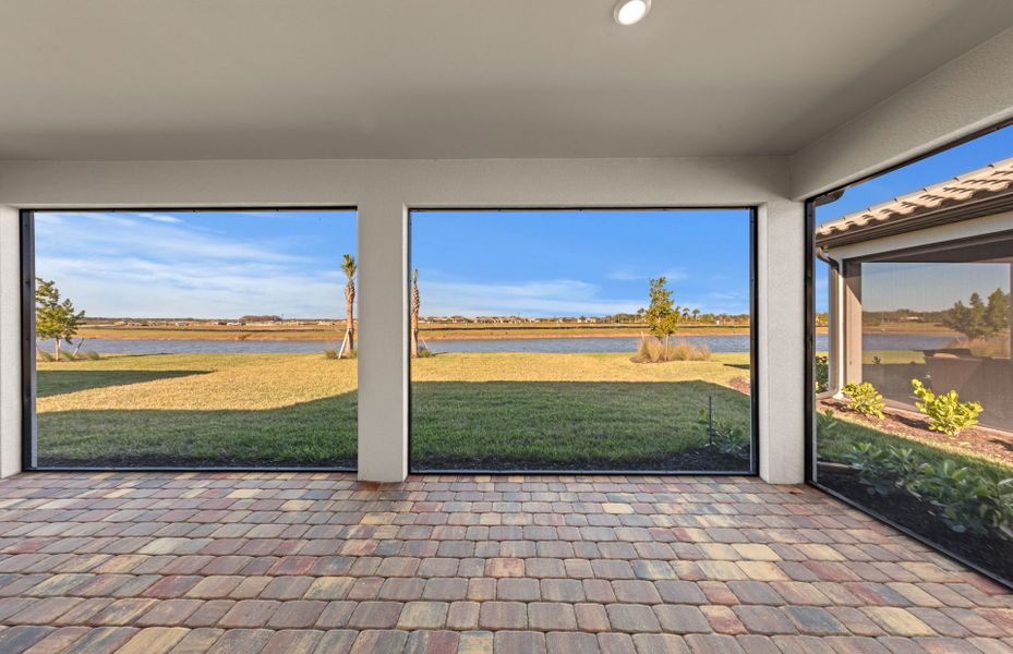Exterior details and patio area of a home in Del Webb Naples, Immokalee (Image 3).