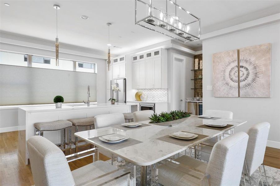 Furnished interior view inside a new home in , Farmers Branch (Image 7).