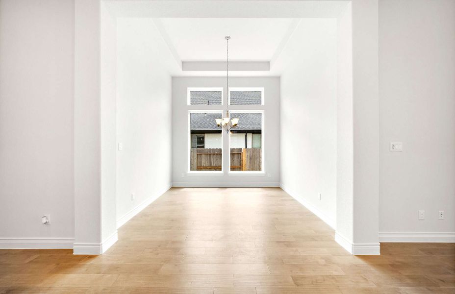 Representative unfurnished interior of a home built from the 3049AU by Ravenna Homes in Audubon 60′, Magnolia (Image 25).