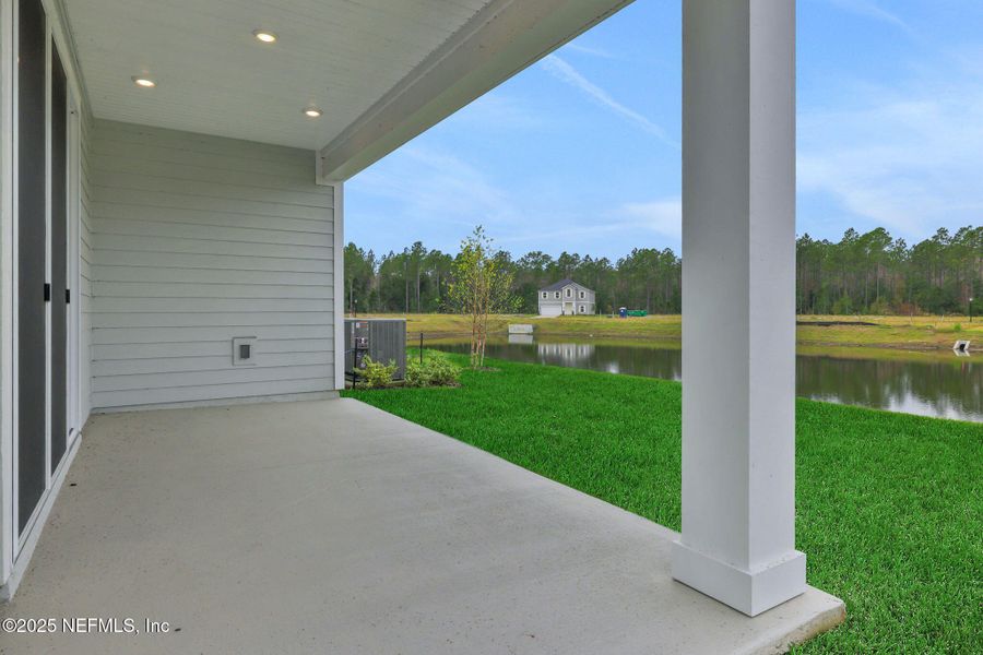 Exterior details and patio area of a home in Brook Forest - Single Family Homes, St. Augustine (Image 3). Exterior details and patio area of a home in Brook Forest - Single Family Homes, St. Augustine (Image 3).