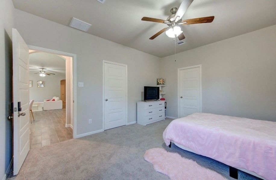 Furnished interior view inside a new home in Rosehill Meadow, Tomball (Image 21).