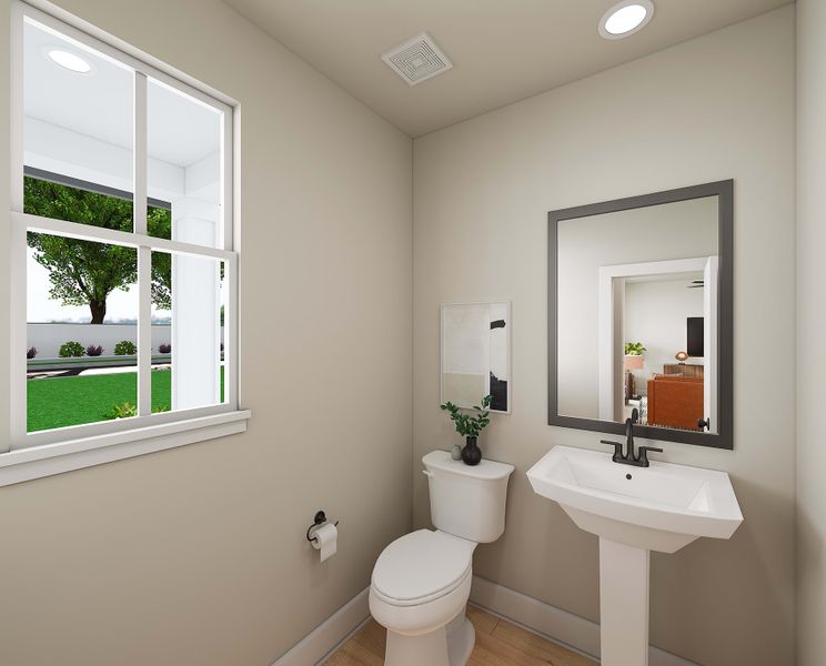 Furnished interior view inside a new home in The Retreat at Harvest, Argyle (Image 12).