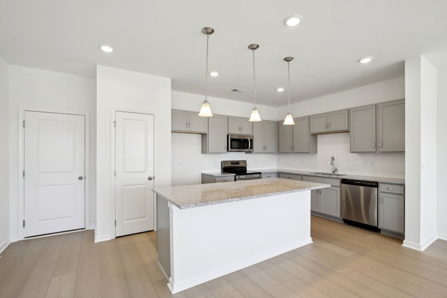 Furnished interior view inside a new home in Wilson Meadows, Clarksville (Image 4).