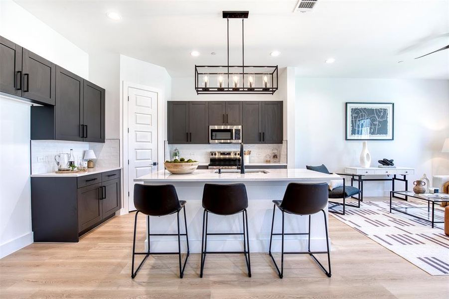 Furnished interior view inside a new home in , Rowlett (Image 10). Furnished interior view inside a new home in , Rowlett (Image 10).