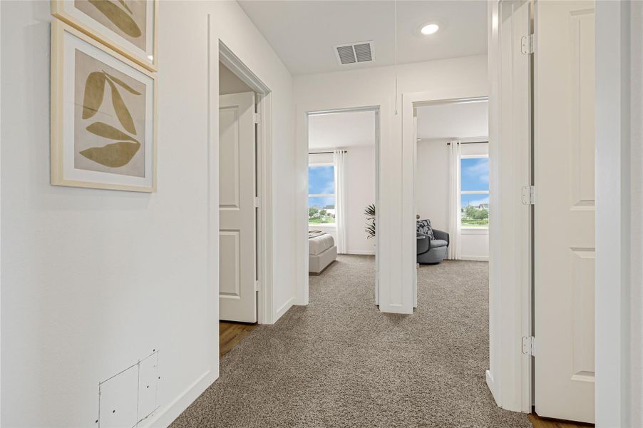 Spacious, unfurnished interior of a new home in Villarosa at Tamarron, Katy (Image 21). Spacious, unfurnished interior of a new home in Villarosa at Tamarron, Katy (Image 21).