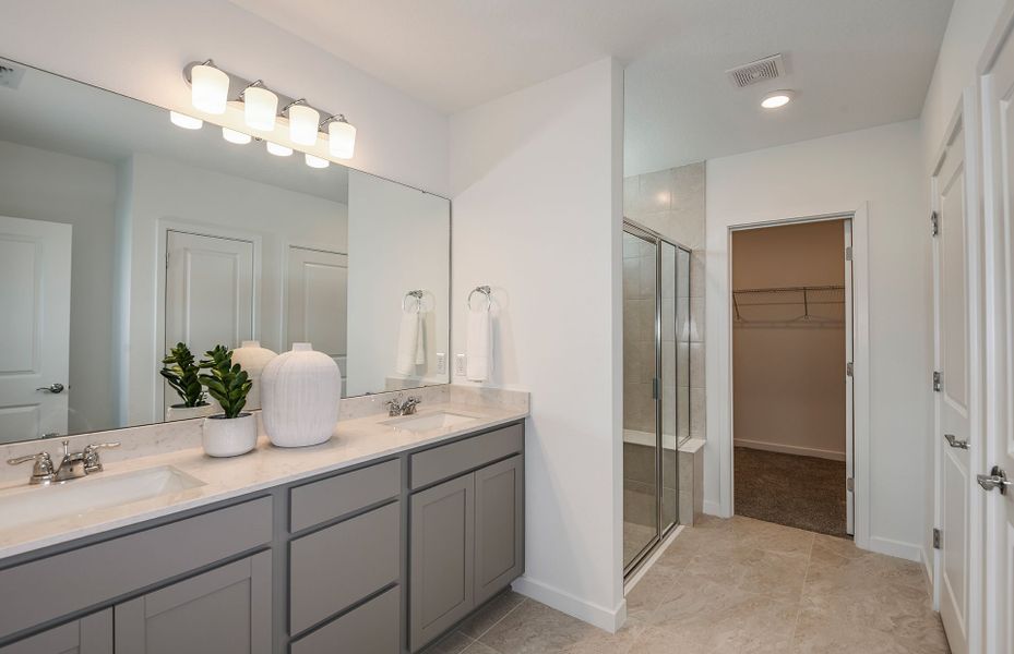 Owner's Bath with Dual Sinks