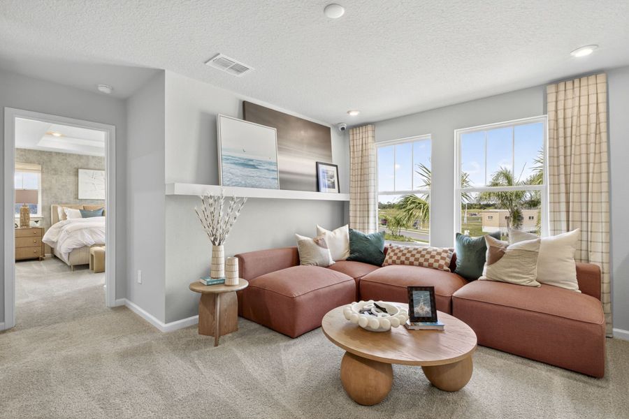 Representative furnished interior of a home built from the Seastone by Mattamy Homes in Crosswind Ranch, Parrish (Image 11).