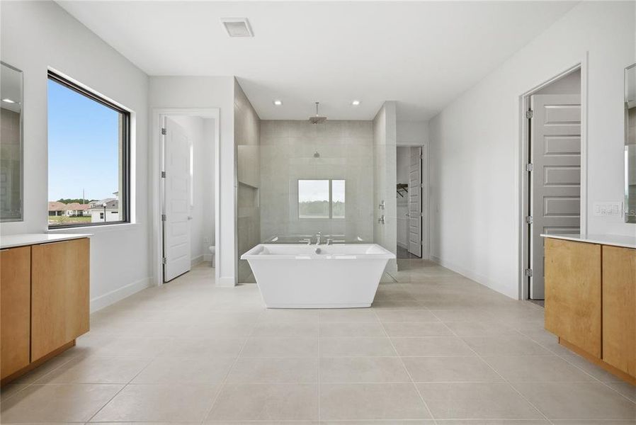 Furnished interior view inside a new home in , Davenport (Image 8).