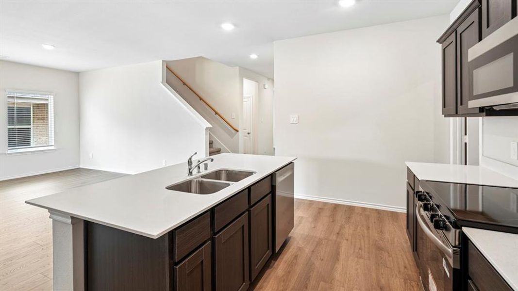 Furnished interior view inside a new home in Frontier Pointe, Princeton (Image 13).