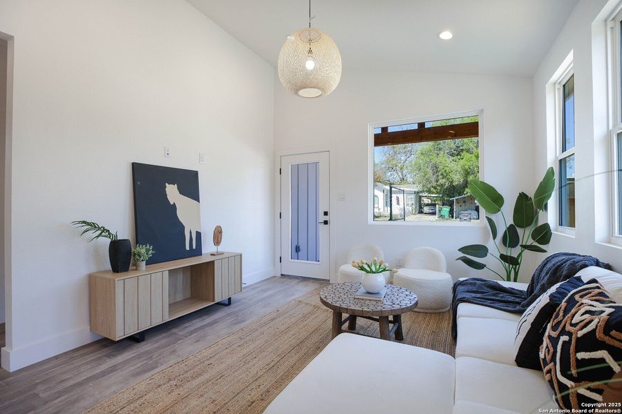 Furnished interior view inside a new home in , San Antonio (Image 11). Furnished interior view inside a new home in , San Antonio (Image 11).