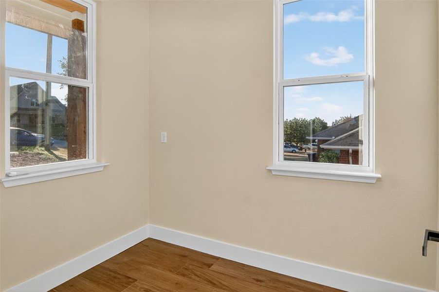 office off the entry way hall.