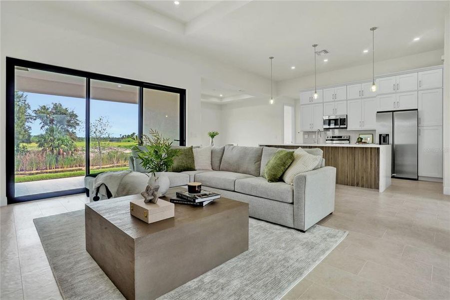 Furnished interior view inside a new home in , Cape Coral (Image 6).