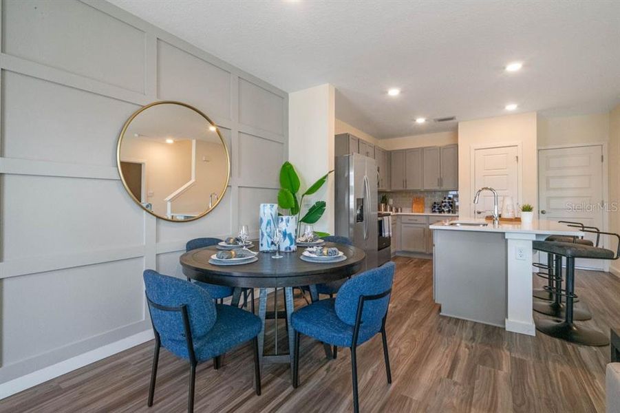 Furnished interior view inside a new home in , St. Cloud (Image 6). Furnished interior view inside a new home in , St. Cloud (Image 6).