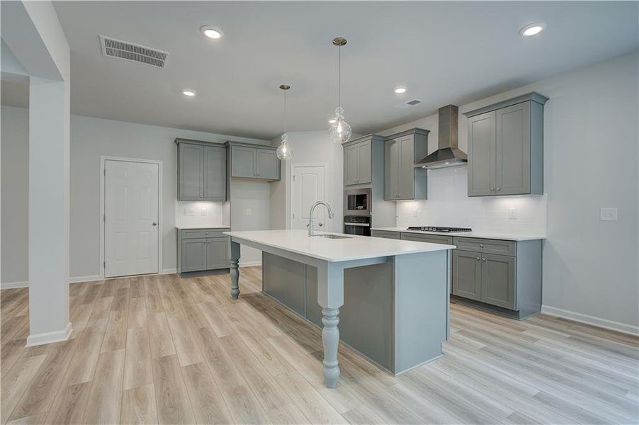 Furnished interior view inside a new home in Cambria at Traditions, Hampton (Image 6).