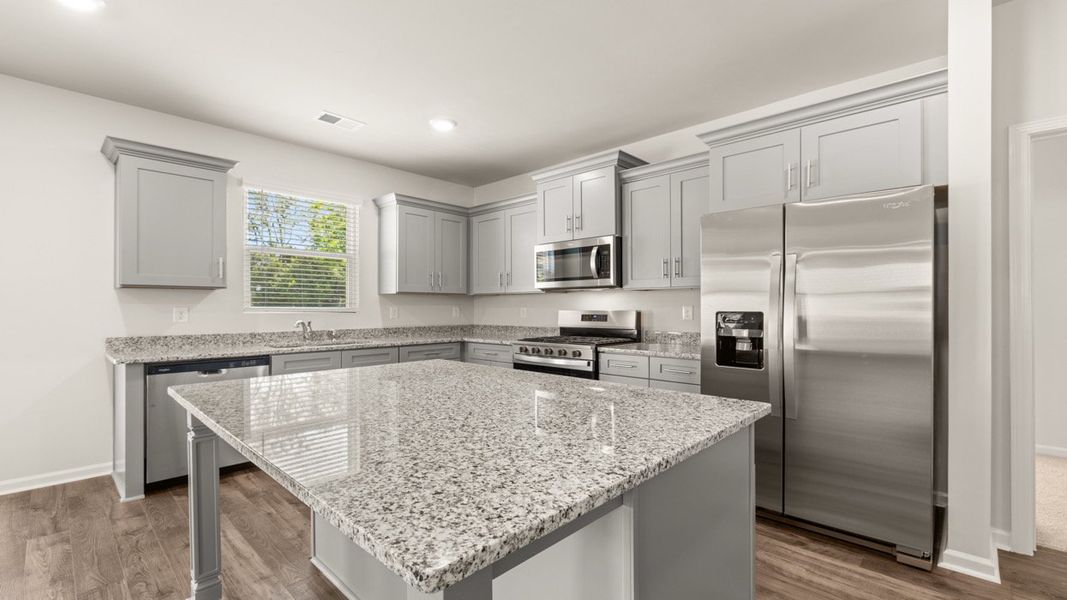 Furnished interior view inside a new home in Southwind Village, Evans (Image 4).