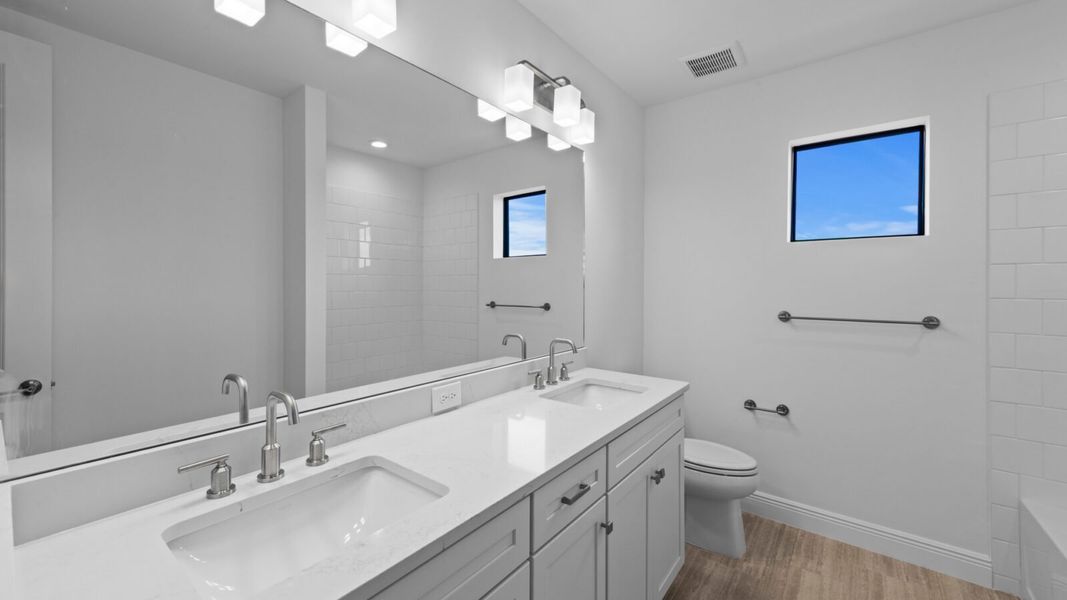 Furnished interior view inside a new home in SkySail, Naples (Image 14).