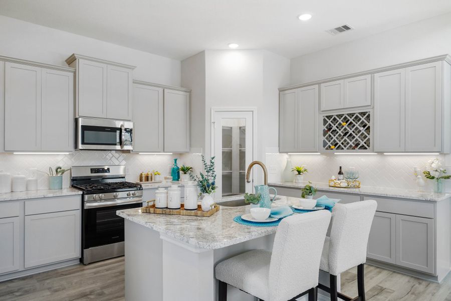 Furnished interior view inside a new home in Bluebonnet Village, Bellville (Image 5). Furnished interior view inside a new home in Bluebonnet Village, Bellville (Image 5).