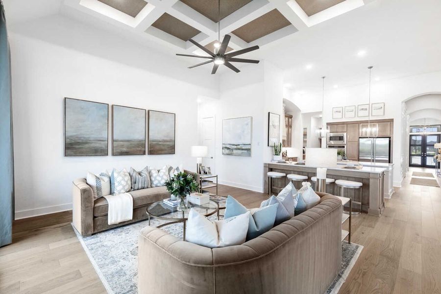 Representative Family Room - some options shown