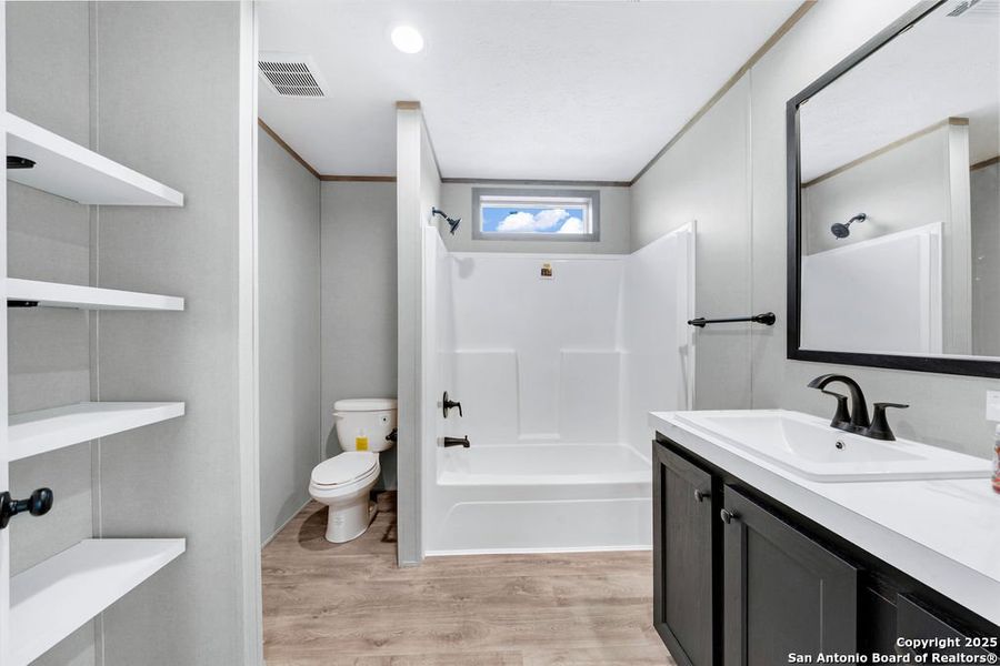 Furnished interior view inside a new home in , Moore (Image 3).