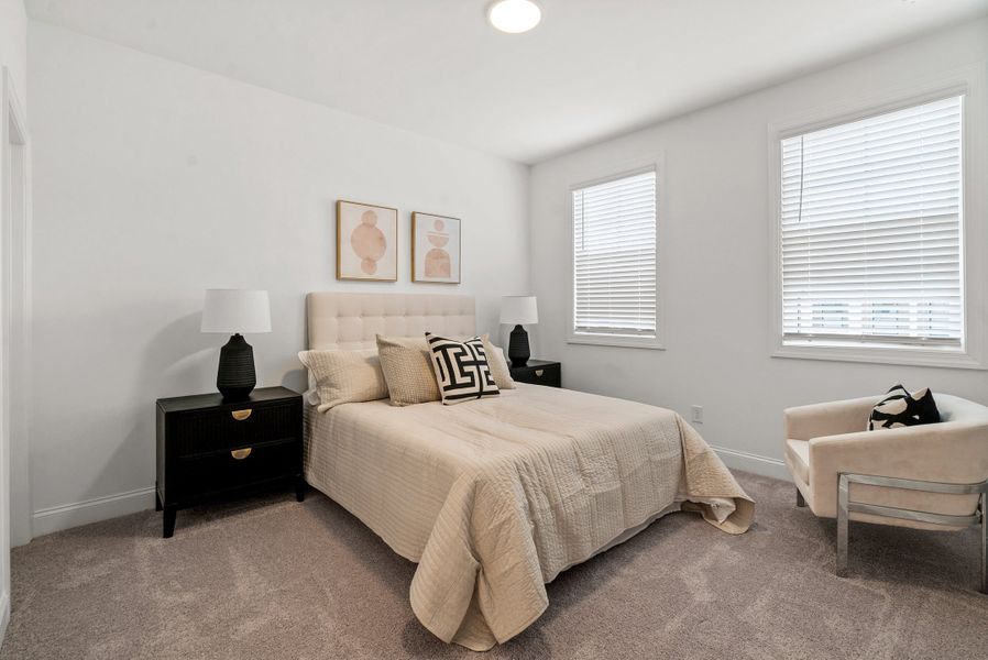 Representative furnished interior of a home built from the The Stockton by The Providence Group in Millcroft Townhomes, Buford (Image 28).